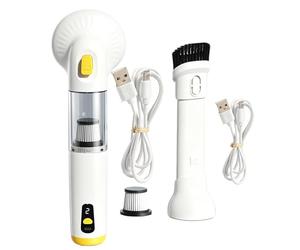Dog Shedding Vacuum Brush, 34.5x11x9.7cm Multifunctional Grooming Brush, ABS Construction, Handheld Furs Collector for Maintenance, Cleaning, Animal Care