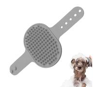 Dog Shower Brush - with Adjustable Ring Handle Soft Bristles Shedding,Dog Bath Brush Washing Scrubber,for Shower Daily Care Home Grooming Pet Salon