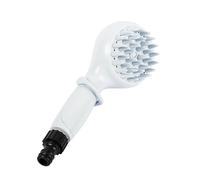 Dog Shower Head, Puppy Washer Brush, Non-Slip, Advanced Dirt Removal, Lightweight Pets Shower Head, for Camping, Fitness, Bathtub, Travel, Outdoors, Convenient Pet Bathing Tool, 19.3x8x6.3cm