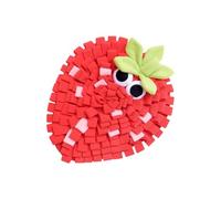 Dog Sniffing Mat - Fruit-Shaped Enrichment Puzzle for Medium Large Breeds | s Felt with Soft Rubber Base, Interactive Sniffing Pad for Feeding Training Playing Indoor Outdoor Garden Yard Fun