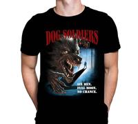 Dog Soldiers - Movie Poster Art - T-Shirt Sizes S - 3XL Werewolves Horror Black XL