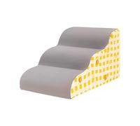 Dog Stairs For Small Dogs - Velvet Pet Steps With Sponge Cushion