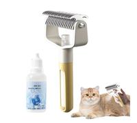 Dog Steam Brush - Double-Sided Self-Cleaning Grooming Comb, Cats & Dogs Mist Tool | Gentle Pet Groomer for Small, Medium, Large Puppies, Kittens, Massage, Cleaning, Shedding Control, Bathing, Home