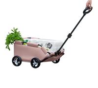 Dog Stroller Cart, Rolling Pet Carrier, 20,08 x 13,78 in Folding Travel