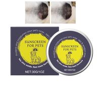 Dog Sunscreen for Nose, 30 g Mild Sun Protection Butter, Long Lasting Skin Soother, portatile Snout Balm, Body Moisturizer for Dogs, Gatti, , Sensitive Skin, 2,36 x 1,1 Inches