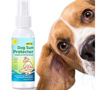 Dog Sunscreen - SPF 25 UV Protection Skin Spray - 50ml Sun Protector Spray - For Holiday Vacation Road Trip Backyard Park Hiking Camping Beach Outdoor