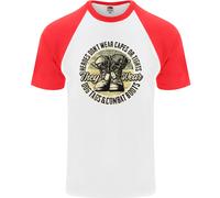 Dog Tags Esercito Veterano Militare Marines Uomo S/S Maglietta Baseball