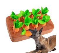Dog tappeto annusare il giocattolo per cani da 2 in 1-interattivo con giocattoli di intelligence peluche-slip di carote per l'occupazione e il puzzle di alimentazione per piccoli e grandi cani