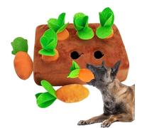 Dog tappeto annusare il giocattolo per cani da 2 in 1-interattivo con giocattoli di intelligence peluche-slip di carote per l'occupazione e il puzzle di alimentazione per piccoli e grandi cani