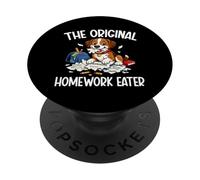 Dog The Original Homework Eater Amante dei cani Barzellette sul proprietario di cani PopSockets PopGrip Adesivo