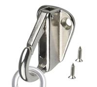 Dog Tie-Out Hook - Stainless Steel Tether | Leash , Wall Mount Cable