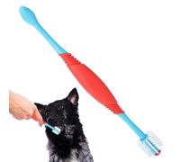 Dog Toothbrush Set, Double-Headed Pet Brush, 0.87x8.15in Puppy Dentals Cleaner, Gentle Orals Care, Authentic Easy-Grip Design for Home Travel Grooming Bathing Use
