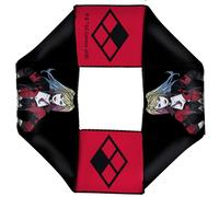 Dog Toy Octagon Flyer Harley Quinn Pose Diamond Icon Black Red