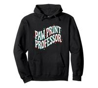 Dog Trainer Paw Print Professor Animal Behaviorist Felpa con Cappuccio