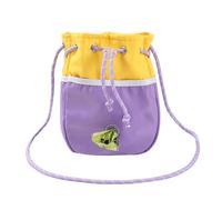 Dog Treat Shoulder Bag, Waterproof Dog Bag, Dogs Training Bag, Pet Training Pouch, Ampia capacità Dog Treat Shoulder Bags Waterproof Pouch for Dogs Training with Ample Space for Toys and Snack, viola,