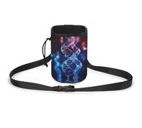 Dog Treats Pouch DNA Genetic Helix Dog Treat Training Pouch Pet Dog Out Training Belt Bag, Dog Training Bag, Elica genetica del DNA, Taglia unica, Borsa da addestramento per cani