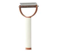 Dog Undercoat Comb - ABS Stainless Steel 20x10x2.8cm | Double Sided Knot Removal Grooming Rake For Long Thick Haired Pets | Massage Tool For Dogs Cats Puppies Kittens Travel Home Living Roo