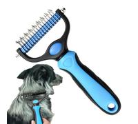 Dog Undercoat Rake, Cat Detangling Comb for Knots and Pet Grooming | Grooming Tool For Kitten, Puppy, Long Hair, Short Hair, Animals, Loose Hair, Knots, Undercoat, And Daily Care.