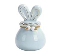 Dog Urn 150ml - Bunny Ear Design Ceramic Memorial Keepsake Holder