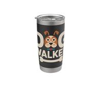 Dog Walker Fun Animale da compagnia Bicchiere termico in acciaio inox doppia parete