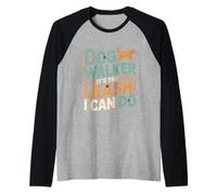 Dog Walker It's The Leash I Can Do Animale canino ---- Maglia con Maniche Raglan