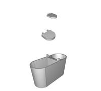 Dog Waste Bags & Treats Storage Box - Dual Compartment Container