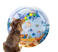 Dog Water Play Mat - Interactive Cooling Pad, Sensory Pet Splash Toy Set