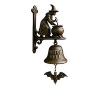 Dog Welcome Doorbell - Halloween Witch Doorbell | Dog Alert Bell, Witch Dachshund Welcoming Doorbells, Hangable Manual Ring Decorative Bell For Opening Home Wall Housewarmings Garden Fence Shop