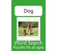 Dog Word Search Puzzle Book: Word Searches with Easy to Read Print about Dogs, Dog Breeds, Dog Care and More | 6x9 inches, 110 pages | 50+ Puzzles ... Gift for Vacations, Holidays, and Free Times