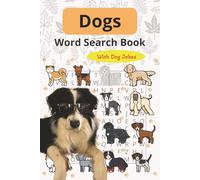 Dog Word Search: Word puzzle with jokes, Children, adults and seniors, Holiday and Birthday Gift