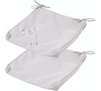 DOGACA 2 Piezas Impermeabili Copri Cuscino Divano,Fodere for Seduta del Sedie,Copriseduta Divano Interni/Esterni Giardino Sofa Cuscino Cover Rimovibili(10,50x50x10cm)