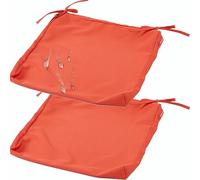 DOGACA 2 Piezas Impermeabili Copri Cuscino Divano,Fodere for Seduta del Sedie,Copriseduta Divano Interni/Esterni Giardino Sofa Cuscino Cover Rimovibili(17,40x43x8cm)