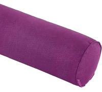 DOGACA Cuscino Cilindrico con Chiusura Cervicale Rotolo Cilindro Cuscinos,40/60/80/100 cm for Letto Divano,Gambe,Schiena(Purple,15x40cm/6x16in)