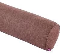 DOGACA Cuscino Cilindrico con Chiusura Cervicale Rotolo Cilindro Cuscinos,40/60/80/100 cm for Letto Divano,Gambe,Schiena(Coffee,20x80cm/8x31in)