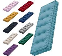 DOGACA Cuscino for Panca da Esterno/Interno 120x40 100x40 80x30, 8-10cm Spesso Velluto Cuscino Seduta 1/2/3 Posti Giardino Cuscini for Sedie for Patio, Altalena, Terrazza,Divano(10,63x18in/160x45cm)