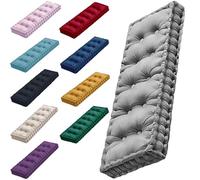 DOGACA Cuscino for Panca da Esterno/Interno 120x40 100x40 80x30, 8-10cm Spesso Velluto Cuscino Seduta 1/2/3 Posti Giardino Cuscini for Sedie for Patio, Altalena, Terrazza,Divano(7,43x18in/110x45cm)