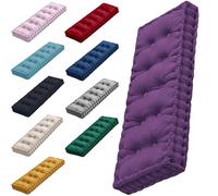 DOGACA Cuscino for Panca da Esterno/Interno 120x40 100x40 80x30, 8-10cm Spesso Velluto Cuscino Seduta 1/2/3 Posti Giardino Cuscini for Sedie for Patio, Altalena, Terrazza,Divano(8,43x18in/110x45cm)