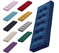 DOGACA Cuscino for Panca da Esterno/Interno 120x40 100x40 80x30, 8-10cm Spesso Velluto Cuscino Seduta 1/2/3 Posti Giardino Cuscini for Sedie for Patio, Altalena, Terrazza,Divano(6,43x18in/110x45cm)