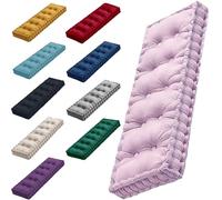 DOGACA Cuscino for Panca da Esterno/Interno 120x40 100x40 80x30, 8-10cm Spesso Velluto Cuscino Seduta 1/2/3 Posti Giardino Cuscini for Sedie for Patio, Altalena, Terrazza,Divano(5,43x18in/110x45cm)