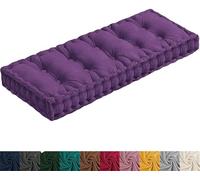 DOGACA Cuscino Panca Dimensioni Personalizzate, Cuscino di Ricambio for Divano Letto e Panche Interni/Esterni, for Panca da Giardino, Cucina, Sala da Pranzo, Altalena(8,75x24in/190x60cm)