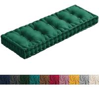 DOGACA Cuscino Panca Dimensioni Personalizzate, Cuscino di Ricambio for Divano Letto e Panche Interni/Esterni, for Panca da Giardino, Cucina, Sala da Pranzo, Altalena(1,63x20in/160x50cm)