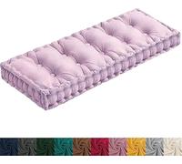 DOGACA Cuscino Panca Dimensioni Personalizzate, Cuscino di Ricambio for Divano Letto e Panche Interni/Esterni, for Panca da Giardino, Cucina, Sala da Pranzo, Altalena(5,51x16in/130x40cm)