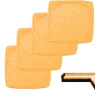 DOGACA Fodere for Seduta del Divano, con Cerniera, Impermeabili, Rimovibili, for Interni Ed Esterni, Patio, Mobili in Rattan Cuscini for Divano Esterno Giardino Sofa Cover(4,4pcs:65x33cm/26x13in)