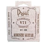 Dogal V71 V71B 80/20 Bronze Muta Set 6 Corde Chitarra Acustica 11-50 Folk