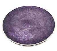 Dogale Venezia Piatto viola in cristallo e argento. Diametro 37,5cm