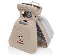 DogBuddy Paletta per Cacca per Cani, Portatile, per Cani di Piccola e Grande Taglia, Paletta per Cacca con Attacco per Borsa, Clip per guinzaglio e Sacchetti per rifiuti del Cane Inclusi (Grande