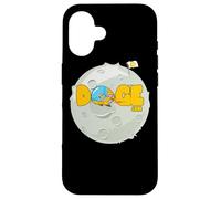 Doge Meme Dogecoin Crypto Moon Custodia per iPhone 16