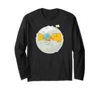 Doge Meme Dogecoin Crypto Moon Maglia a Manica