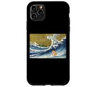 Doge Meme Lover Surfing A Great Wave Kawaii Kids Shiba Inu Custodia per iPhone 11 Pro Max