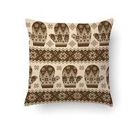 Doge Milano Cuscino con stampa digitale, 100% Made in Italy, Cuscino decorativo da divano, sfoderabile e lavabile, Modello Nordic - Idda, cm 40x40x5